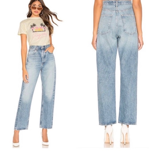 Agolde 90’s high rise excellent condition size “25” but fit a 27 so listed as 27 - Picture 2 of 7